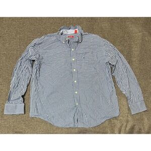 Izod Men's XL Checkered Long Sleeve Shirt